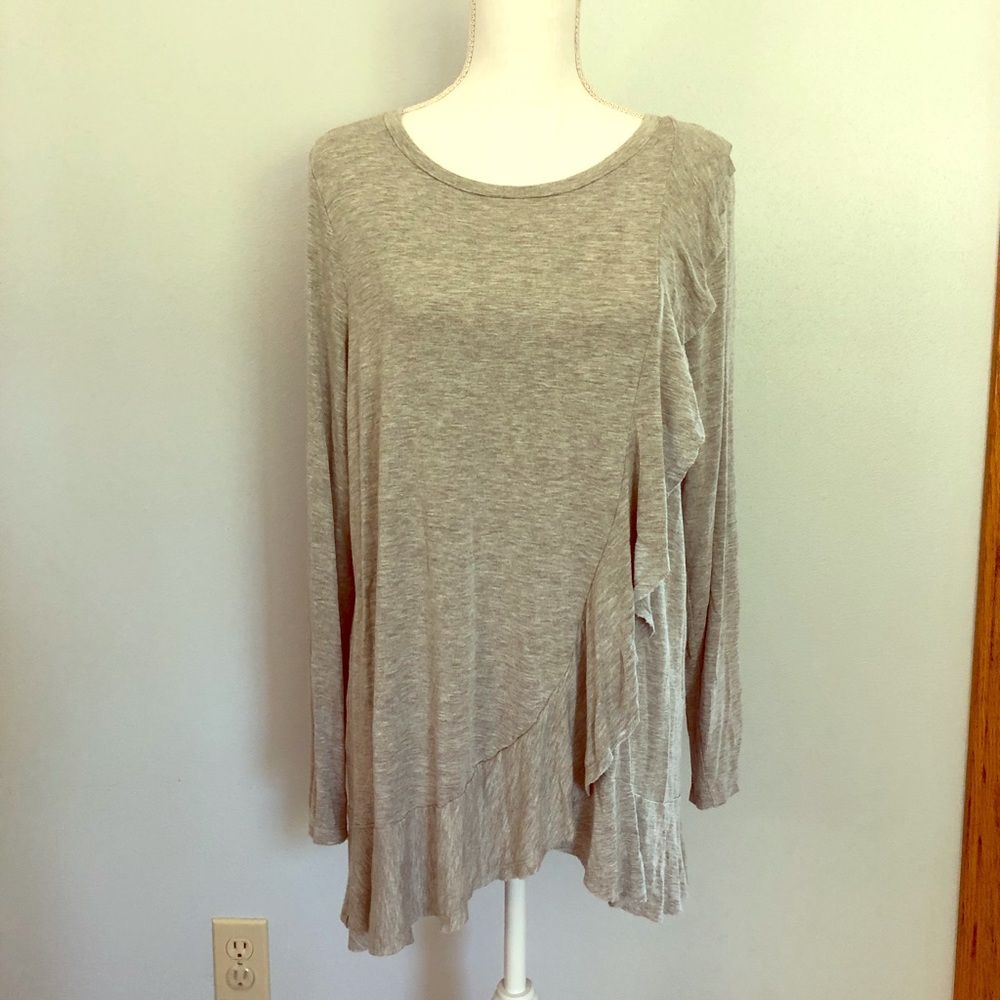 Aerie super soft & cute ruffle tunic top, size XL
